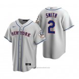 Maglia Baseball Uomo New York Mets Dominic Smith Replica Grigio