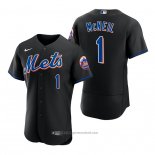 Maglia Baseball Uomo New York Mets Jeff Mcneil Autentico Alternato Nero