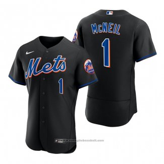 Maglia Baseball Uomo New York Mets Jeff Mcneil Autentico Alternato Nero