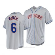 Maglia Baseball Uomo New York Mets Jeff Mcneil Cool Base Road Grigio