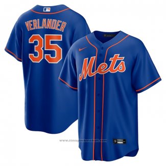 Maglia Baseball Uomo New York Mets Justin Verlander Alternato Replica Royal