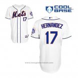 Maglia Baseball Uomo New York Mets Keith Hernandez 17 Bianco Alternato Cool Base