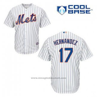 Maglia Baseball Uomo New York Mets Keith Hernandez 17 Bianco Home Cool Base