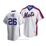 Maglia Baseball Uomo New York Mets Khalil Lee Cooperstown Collection Home Bianco