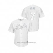 Maglia Baseball Uomo New York Mets Marcus Stroman 2019 Players Weekend Replica Bianco