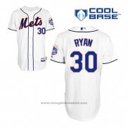 Maglia Baseball Uomo New York Mets Nolan Ryan 30 Bianco Alternato Cool Base
