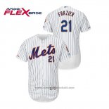 Maglia Baseball Uomo New York Mets Todd Frazier 150 Anniversario Autentico Flex Base Bianco