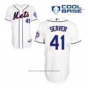 Maglia Baseball Uomo New York Mets Tom Seaver 41 Bianco Alternato Cool Base