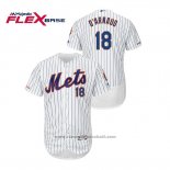 Maglia Baseball Uomo New York Mets Travis D'arnaud 150 Anniversario Autentico Flex Base Bianco