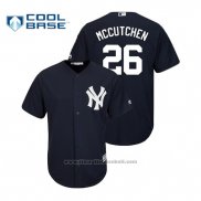 Maglia Baseball Uomo New York Yankees Andrew Mccutchen Cool Base Replica Alternato Blu