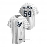 Maglia Baseball Uomo New York Yankees Aroldis Chapman Replica Home Bianco