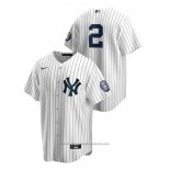 Maglia Baseball Uomo New York Yankees Derek Jeter 2020 Hall Of Fame Induction Replica Bianco