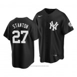 Maglia Baseball Uomo New York Yankees Giancarlo Stanton Replica 2020 Nero