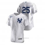 Maglia Baseball Uomo New York Yankees Gleyber Torres Authentic Bianco