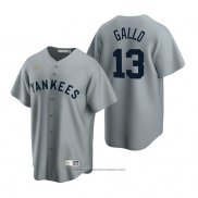 Maglia Baseball Uomo New York Yankees Joey Gallo Cooperstown Collection Road Grigio