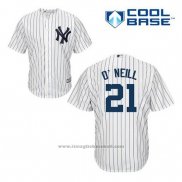 Maglia Baseball Uomo New York Yankees Paul O'neill 21 Bianco Home Cool Base