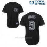 Maglia Baseball Uomo New York Yankees Roger Maris 9 Nero Fashion Cool Base