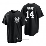 Maglia Baseball Uomo New York Yankees Tyler Wade Replica 2021 Nero