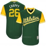 Maglia Baseball Uomo Oakland Athletics 2017 Little League World Series Matt Chapman Verde