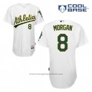 Maglia Baseball Uomo Oakland Athletics Joe Morgan 8 Bianco Home Cool Base