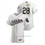 Maglia Baseball Uomo Oakland Athletics Matt Olson Golden Edition Autentico Bianco