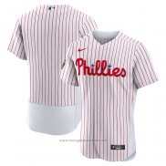 Maglia Baseball Uomo Philadelphia Phillies 2022 World Series Home Autentico Blank Bianco