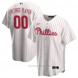 Maglia Baseball Uomo Philadelphia Phillies Home Pick-A-player Retired Roster Replica Bianco