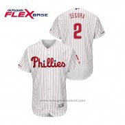 Maglia Baseball Uomo Philadelphia Phillies Jean Segura Flex Base Bianco