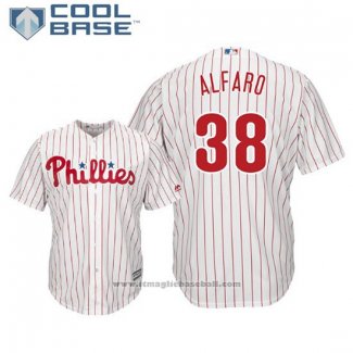 Maglia Baseball Uomo Philadelphia Phillies Jorge Alfaro Cool Base Home Bianco