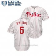 Maglia Baseball Uomo Philadelphia Phillies Nick Williams Cool Base Home Bianco