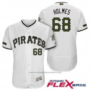 Maglia Baseball Uomo Pittsburgh Pirates Clay Holmes Bianco 2018 Home Alternato Flex Base