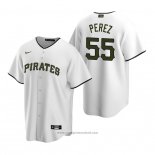 Maglia Baseball Uomo Pittsburgh Pirates Roberto Perez Replica Alternato Bianco