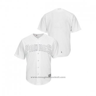 Maglia Baseball Uomo San Diego Padres 2019 Players Weekend Replica Bianco