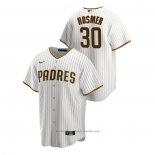 Maglia Baseball Uomo San Diego Padres Eric Hosmer Replica Home Bianco Marrone