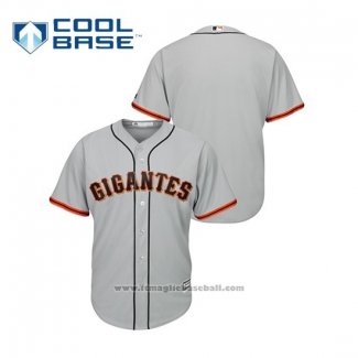 Maglia Baseball Uomo San Francisco Giants Cool Base Road Hispanic Heritage Grigio