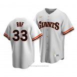 Maglia Baseball Uomo San Francisco Giants Darin Ruf Cooperstown Collection Primera Bianco