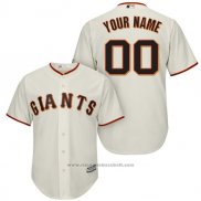 Maglia Baseball Uomo San Francisco Giants Personalizzate Bianco