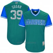 Maglia Baseball Uomo Seattle Mariners 2017 Little League World Series Edwin Diaz Verde