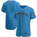 Maglia Baseball Uomo Seattle Mariners Alternato Autentico Blu
