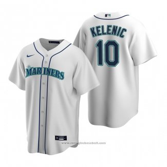 Maglia Baseball Uomo Seattle Mariners Jarred Kelenic Replica Home Bianco