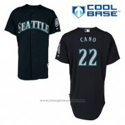 Maglia Baseball Uomo Seattle Mariners Robinson Cano 22 Blu Alternato Cool Base