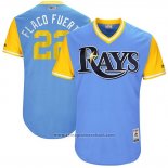 Maglia Baseball Uomo Tampa Bay Rays 2017 Little League World Series Chris Archer Blu