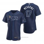 Maglia Baseball Uomo Tampa Bay Rays Austin Meadows Autentico Alternato 2020 Blu