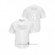 Maglia Baseball Uomo Tampa Bay Rays Blake Snell 2019 Players Weekend Replica Bianco