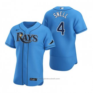 Maglia Baseball Uomo Tampa Bay Rays Blake Snell Alternato Autentico 2020 Blu