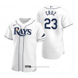 Maglia Baseball Uomo Tampa Bay Rays Nelson Cruz Autentico Home Bianco