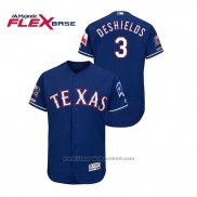Maglia Baseball Uomo Texas Rangers Delino Deshields Blu