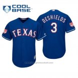 Maglia Baseball Uomo Texas Rangers Delino Deshields Cool Base Allenamento Primaverile 2019 Blu