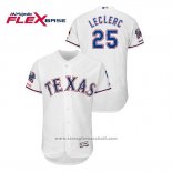 Maglia Baseball Uomo Texas Rangers Jose Leclerc Bianco