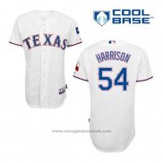 Maglia Baseball Uomo Texas Rangers Matt Harrison 54 Bianco Home Cool Base